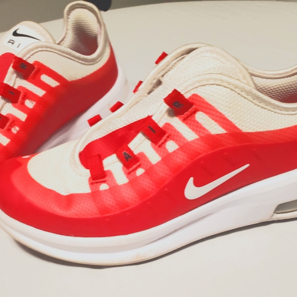 Red and White Nike sneakers Size 3y